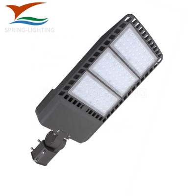 DLC 300W Parking Lot LED Fixture Type5 High Lumen LED Street Light Shoebox Retrofit Fitting